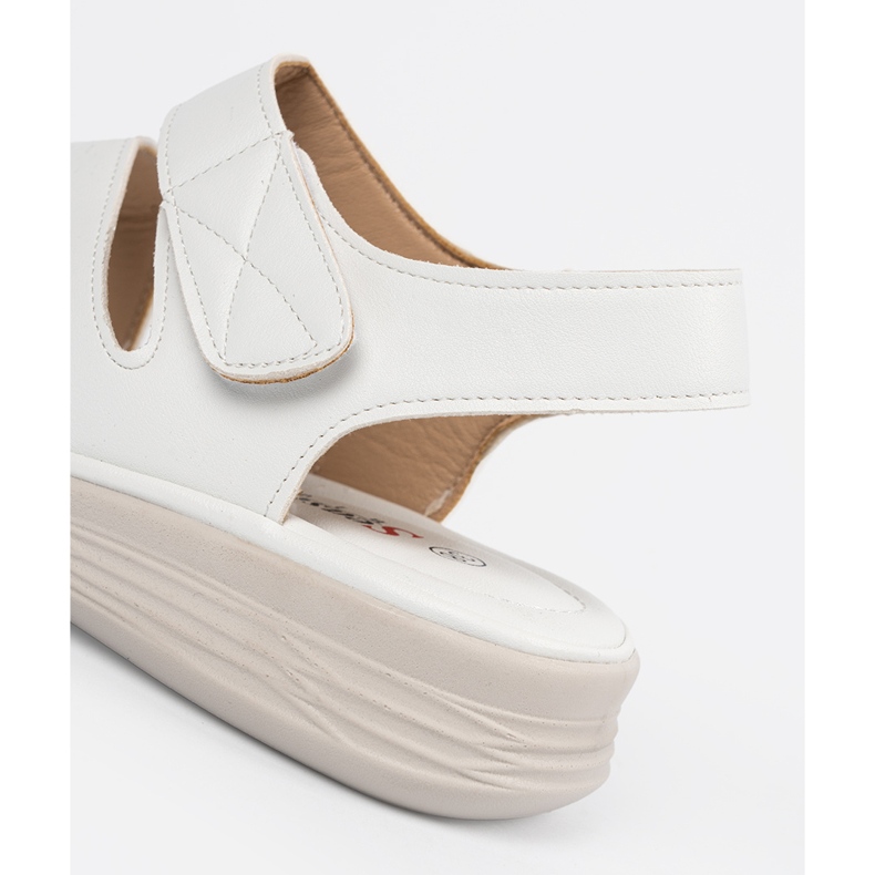 Seastar Sandálias de velcro branco feminino 1