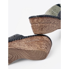 J. Star Cunhas azuis marinhas femininas azul 1