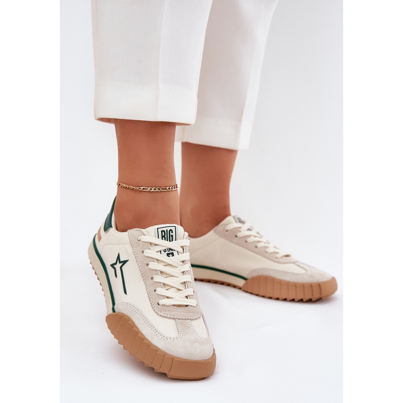 Big Star NN274867 Tênis baixos femininos bege 2