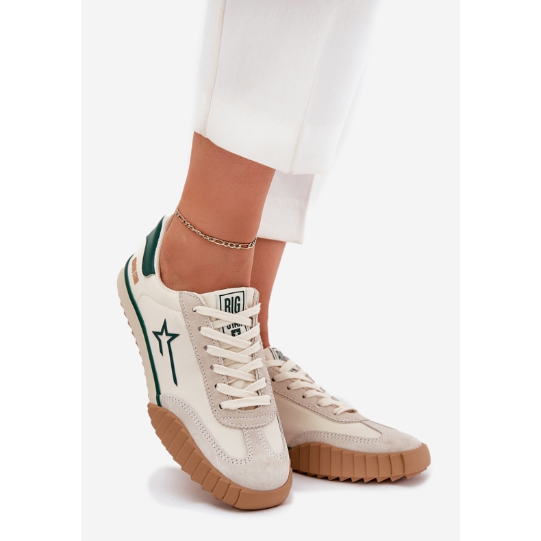 Big Star NN274867 Tênis baixos femininos bege 1