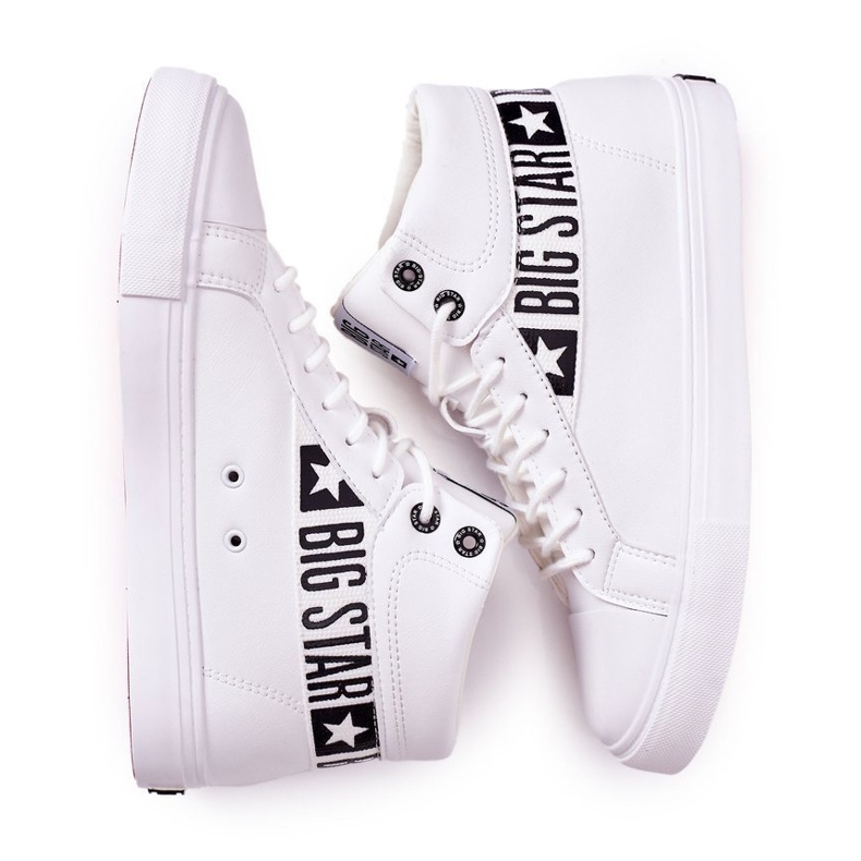 Tênis masculino baixo Big Star alto branco EE174340 2