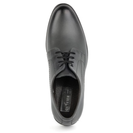 Olivier Sapatos masculinos couro formal 292l cinza 6