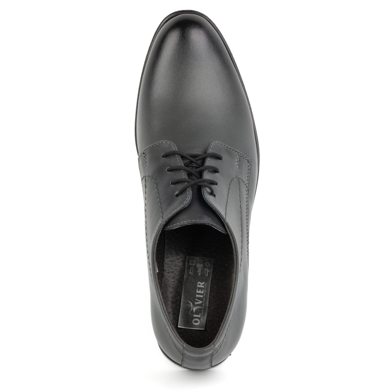 Olivier Sapatos masculinos couro formal 292l cinza 6