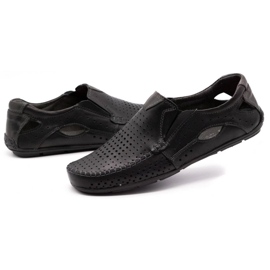 Olivier Mocassins 901 para o Summer Black Face preto 6