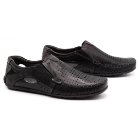 Olivier Mocassins 901 para o Summer Black Face preto 2