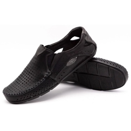 Olivier Mocassins 901 para o Summer Black Face preto 3