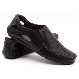 Olivier Mocassins 901 para o Summer Black Face preto 4