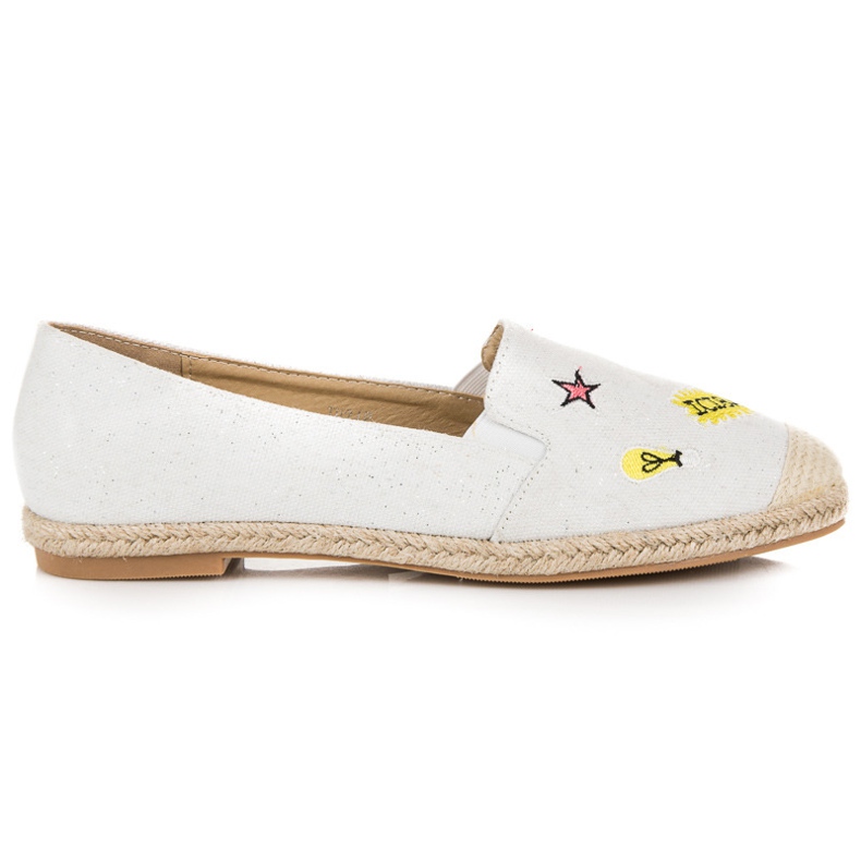 Seastar Alpargatas com patches branco 1