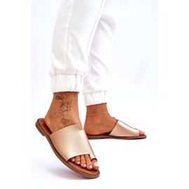 Evento Flip-flops de ouro ecológico feminino Golden dourado 5