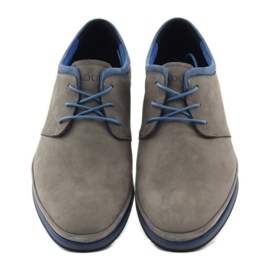 Tênis esportivo masculino Badura 3363 azul cinza 4