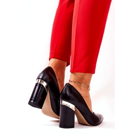 Lewski Shoes Bombas de couro Lewski 3117 preto 4