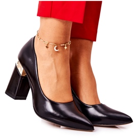 Lewski Shoes Bombas de couro Lewski 3117 preto 5