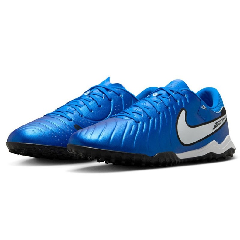 Nike Tiempo Legend 10 Academy TF DV4342-400 Sapatos de futebol azul 1