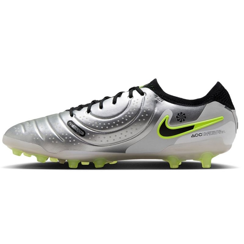 Nike Tiempo Legend 10 Elite Ag-Pro DV4330-001 Sapatos de futebol prata 1