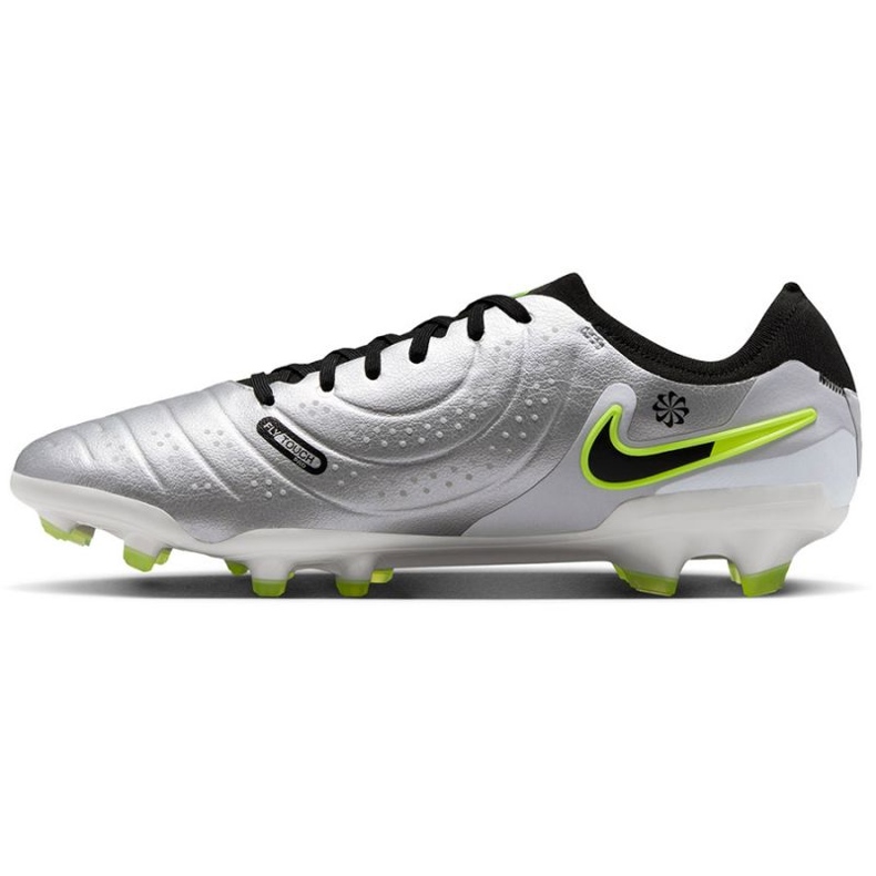 Nike Tiempo Legend 10 Pro FG DV4333-001 Sapatos de futebol prata 1