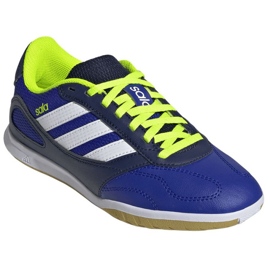 Adidas Super Sala III em sapatos de futebol JR5401 azul 2