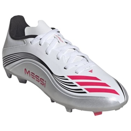 Adidas F50 Messi League FG/MG JP7454 Sapatos de futebol branco 2