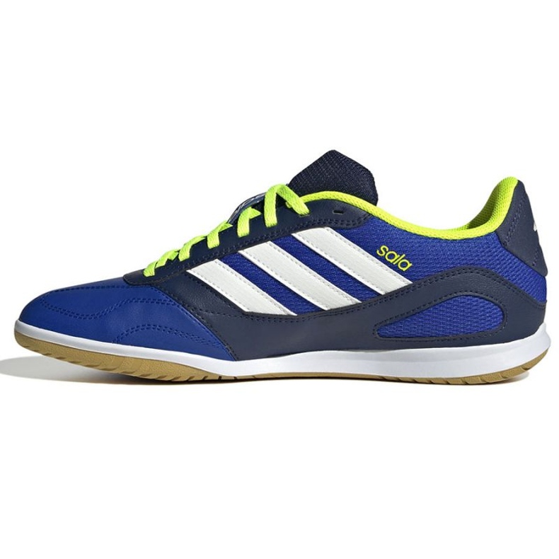 Adidas Super Sala III em sapatos de futebol JR5398 azul 2