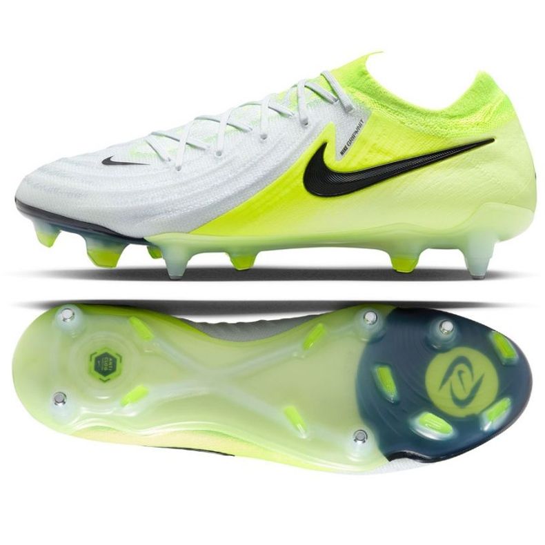 Nike Phantom GX II Elite SG FJ2586-003 Sapatos de futebol amarelo 1