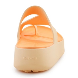 Flip-Flops Crocs Getaway Platform Toe Loop 210834-78Z laranja 2