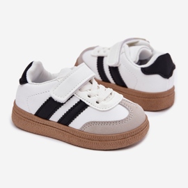 Tênis tênis sapatos esportivos com velcro branco 2