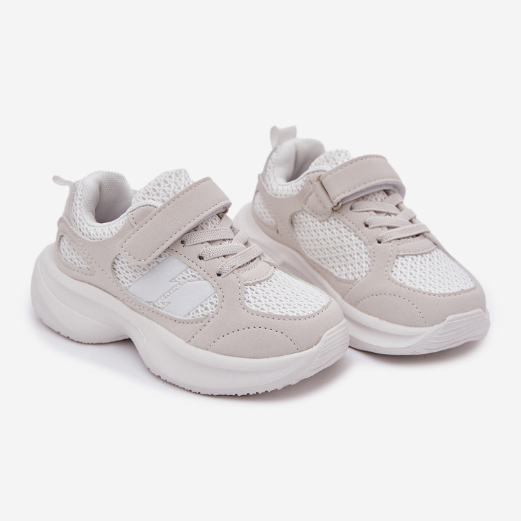 Tênis tênis sapatos esportivos com velcro branco 1