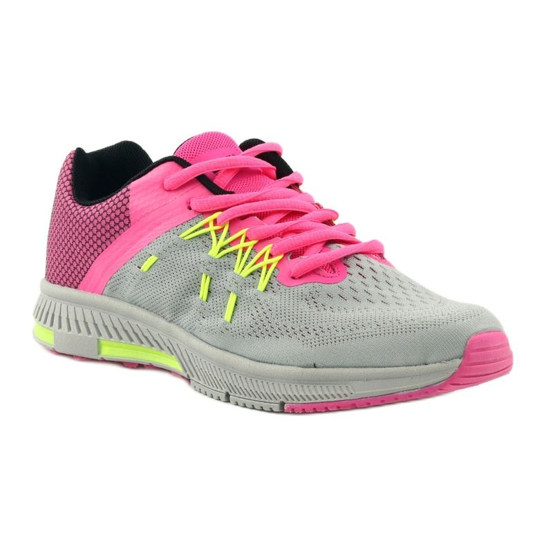 Esporte feminino super leve DK 14290 cinza/rosa 1