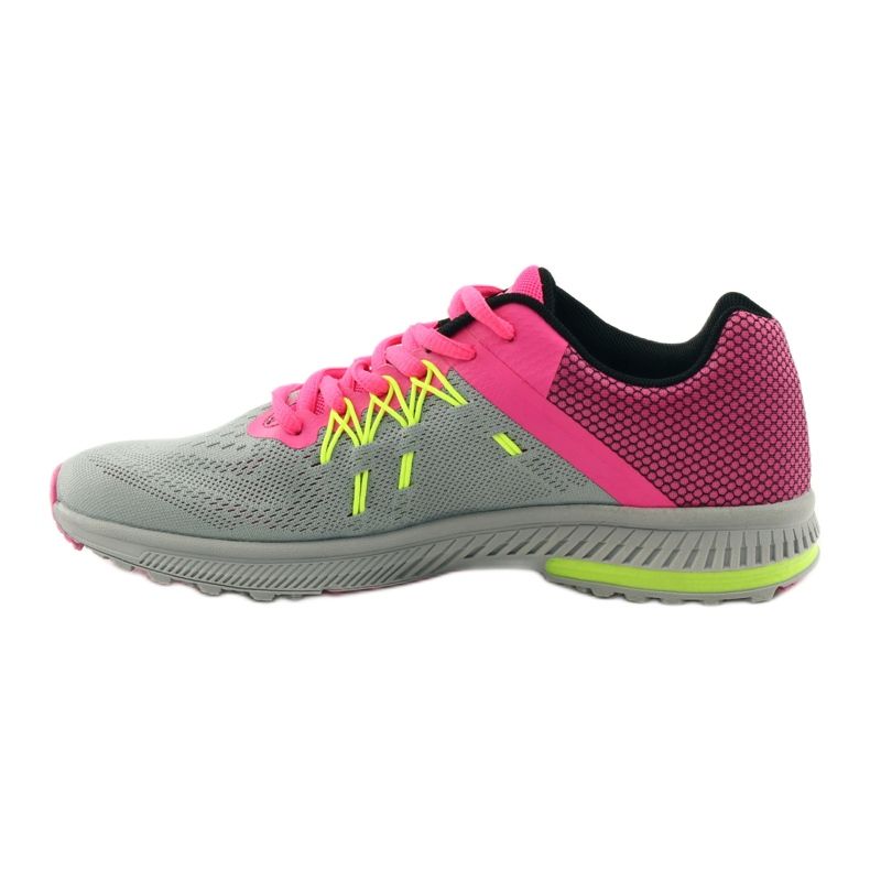 Esporte feminino super leve DK 14290 cinza/rosa 2