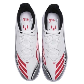 Adidas F50 Messi Club em sapatos de futebol JP7452 branco 1