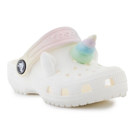 Crocs Classic Flip Flip Iam Rainbow Unicornctg 209701-0WV branco 1