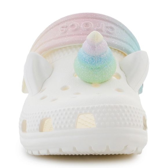 Crocs Classic Flip Flip Iam Rainbow Unicornctg 209701-0WV branco 2