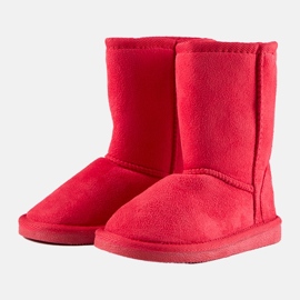 Sapatos infantis de inverno vermelho mukluki 1