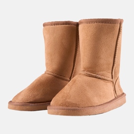 Sapatos infantis de inverno marrons Miia marrom 2