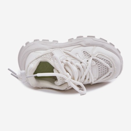 Sapatos esportivos de tênis infantis brancos 2