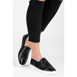 Slipons pretos com uma estrela 1