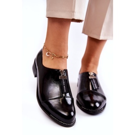 Sapatos femininos Laura Messi Varnised 2532 Black preto 2