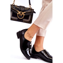 Sapatos femininos Laura Messi Varnised 2532 Black preto 3