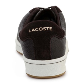 Sapatos esportivos masculinos Lacoste Masters 119 3 SMA 7-37SMA00351W7 castanho 4
