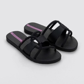 Ipanema feminino diversa slidel 27232 BG830 Black Flip -Flops preto 3