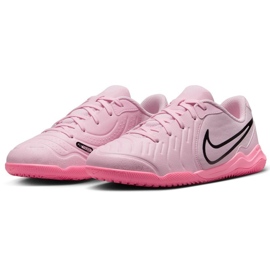 Nike Tiempo Legend 10 Academia IC DV4350-601 Sapatos de futebol rosa 1