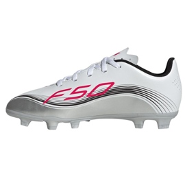 Adidas F50 Messi Club FG/MG JP7457 Sapatos de futebol branco 1