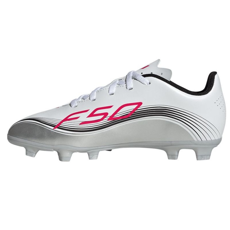 Adidas F50 Messi Club FG/MG JP7457 Sapatos de futebol branco 1