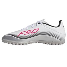 Adidas F50 Messi Club TF JP7445 Sapatos de futebol branco 1