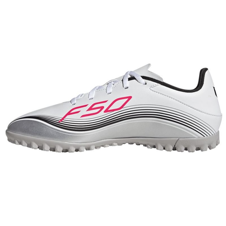 Adidas F50 Messi Club TF JP7445 Sapatos de futebol branco 1