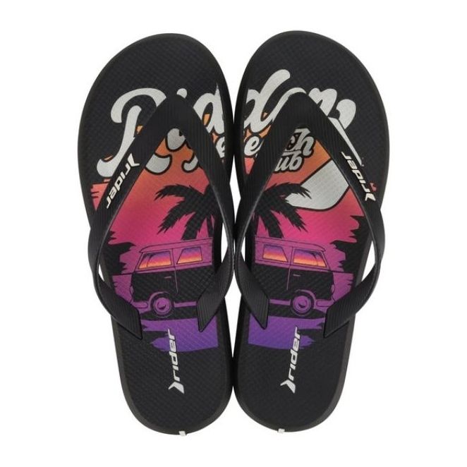 Rider Cavaleiro japonês R1 Energy VII AD 83633AY964 preto 2