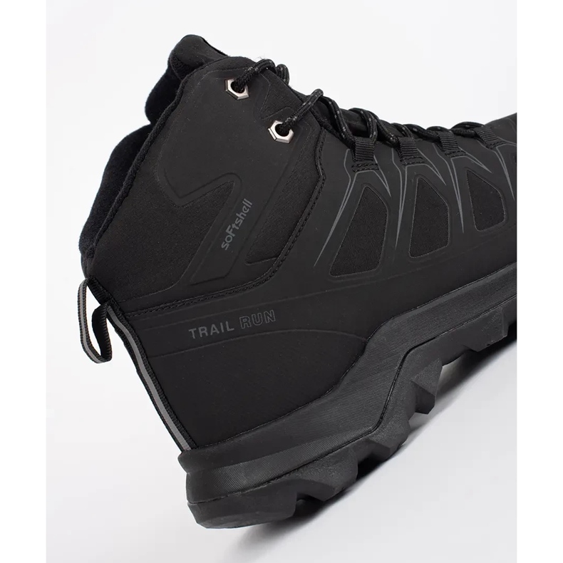 Vico Sapatos de trekking masculinos pretos 2