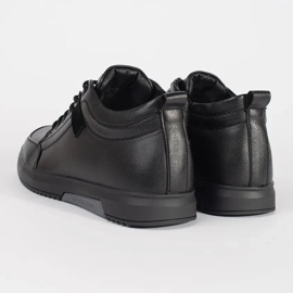 Sapatos amarrados isolados de homens negros preto 1