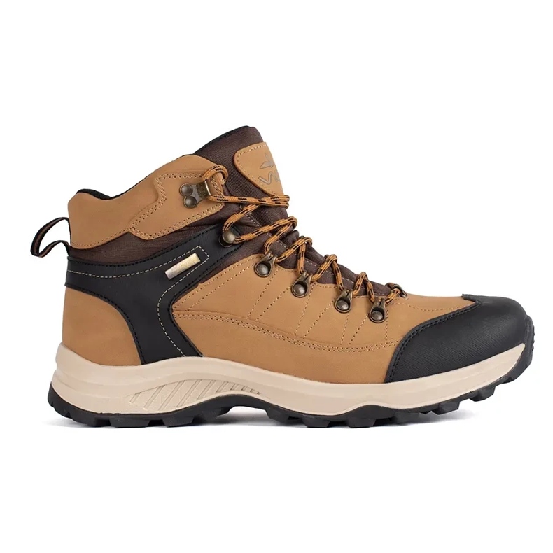 Vico Sapatos masculinos de trekking isolados marrons claros castanho 2