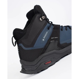 Vico Sapatos de trekking masculinos em preto e azul marinho 1