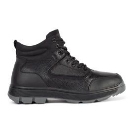 Botas masculinas com alto teor de isolamento preto 2